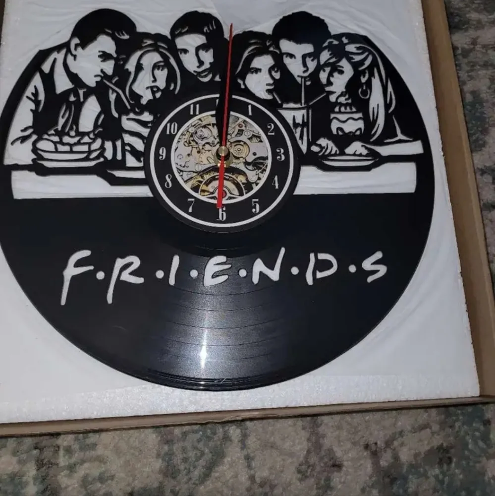Friends tv show vinyl record wall clock 12
